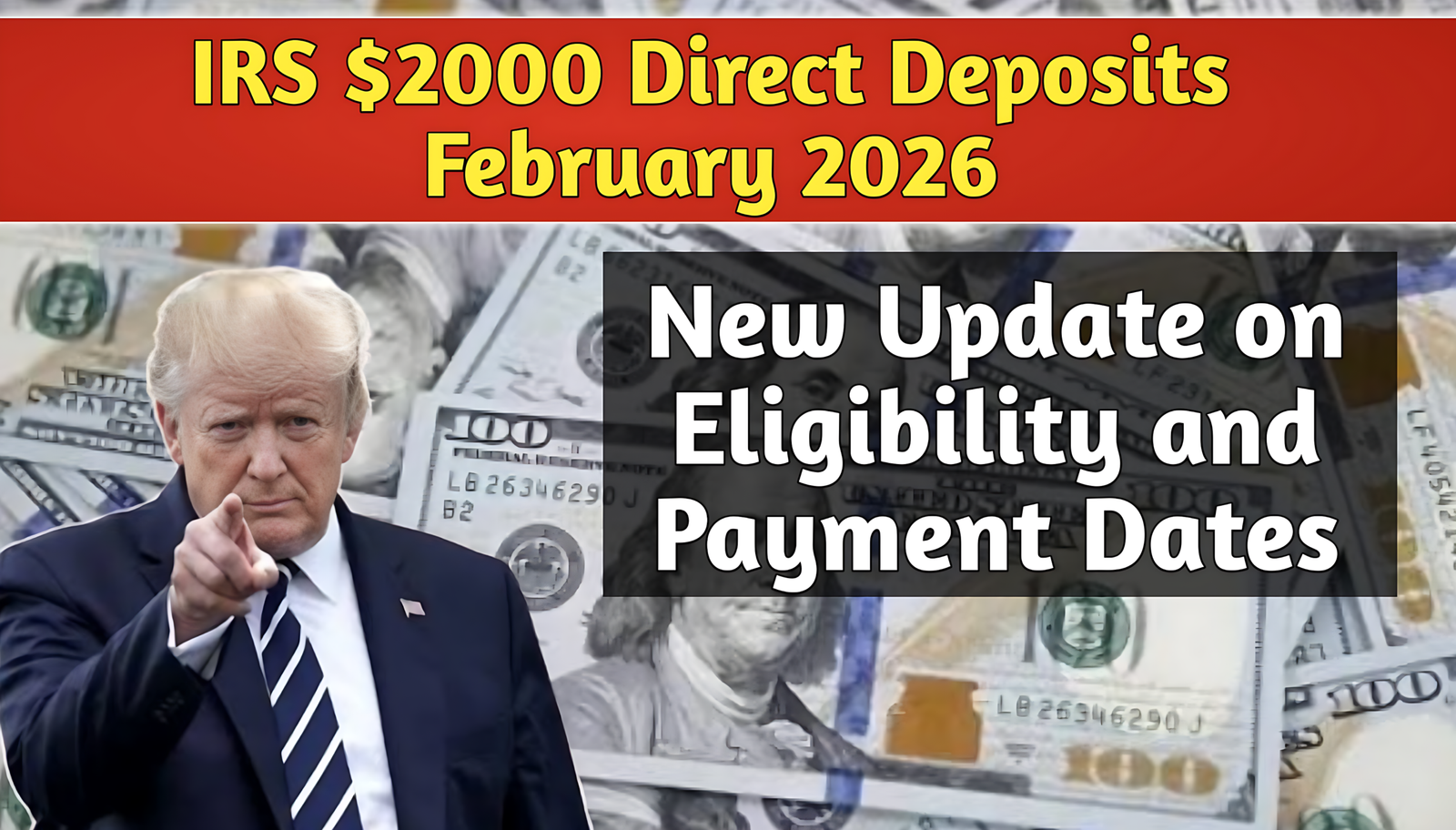 IRS $2000 Direct Deposits February 2026