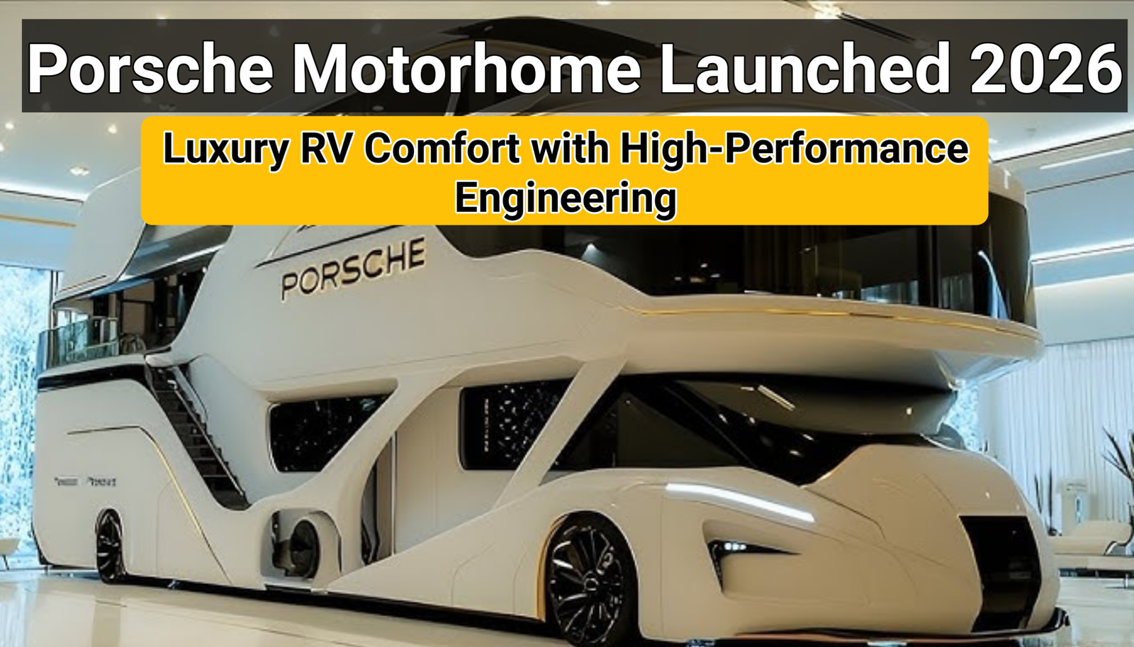 Porsche Motorhome Unveiled