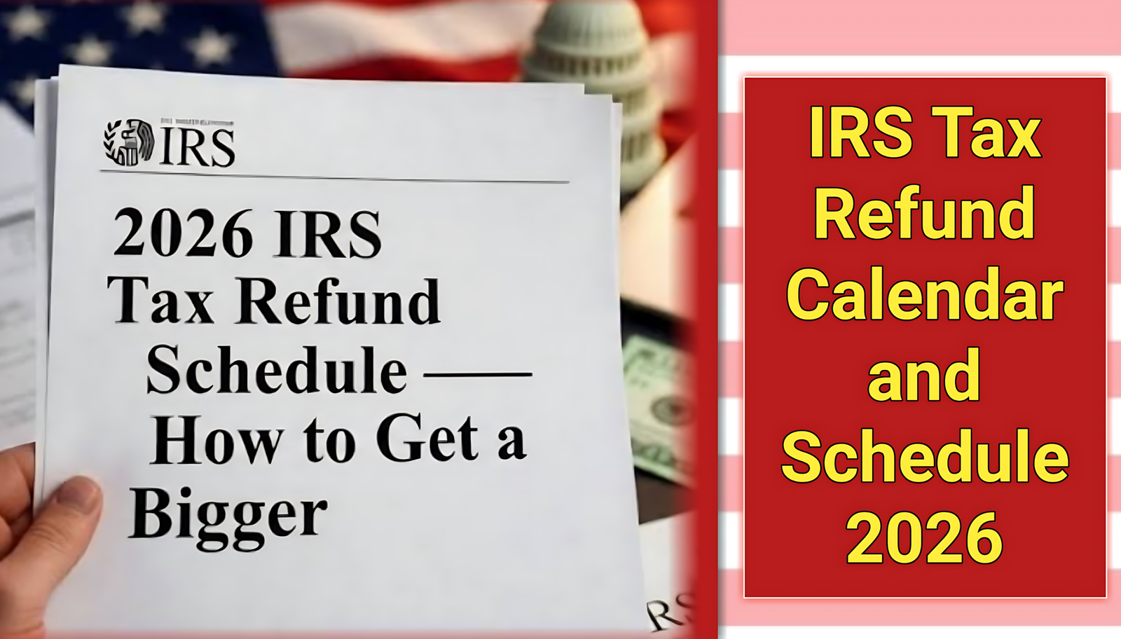 IRS Tax Refund Calendar