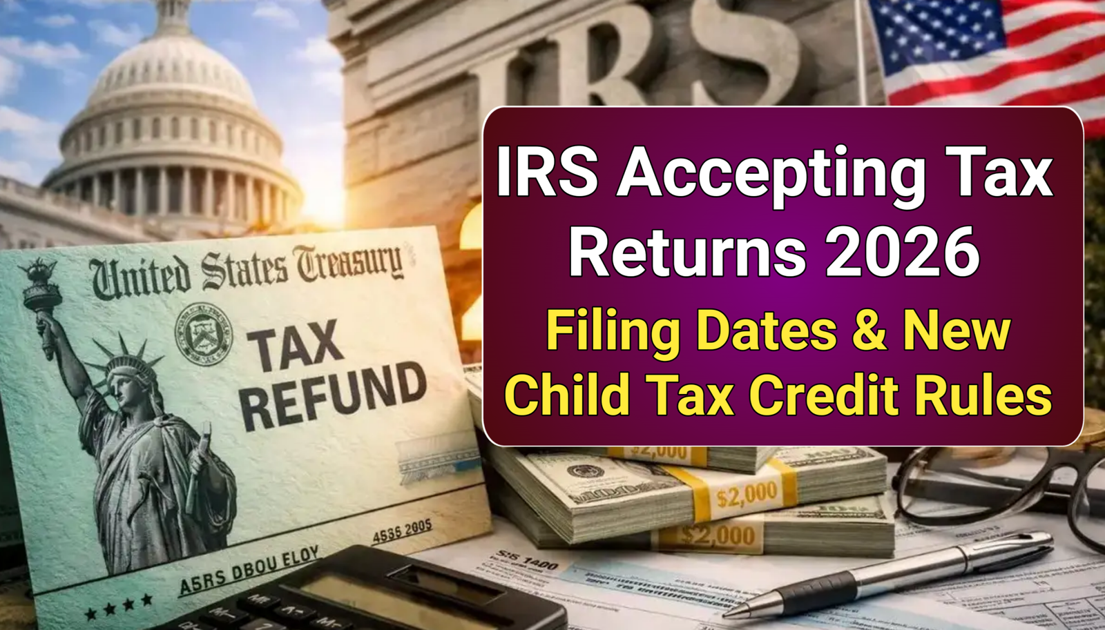 IRS Accepting Tax Returns