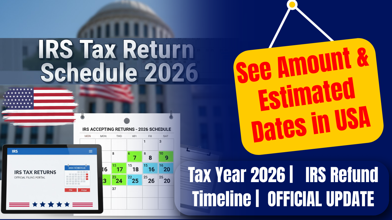 IRS Accepting Returns Schedule